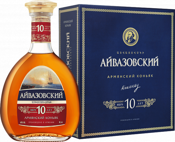 Aivazovsky Old Armenian Brandy 10 Y.O. (gift box), 0.5l