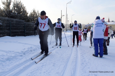 45 Pervouralians ran skiing as part of the complex' гто''='