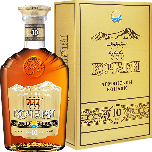 Kochari Armenian Brandy 10 Y.O. (gift box), 0.5l