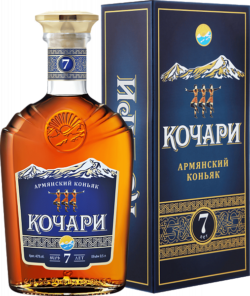 Kochari Armenian Brandy 7 Y.O. (gift box), 0.5l