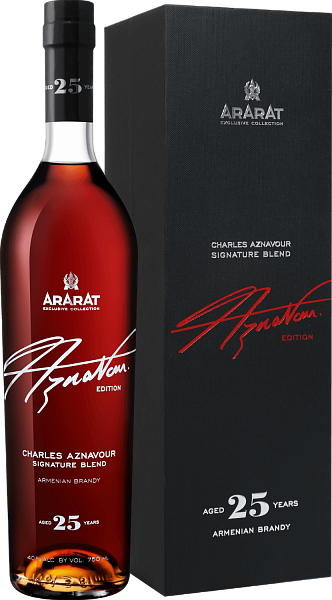 ARARAT Charles Aznavour Signature Blend 25 y.o. (gift box), 0.75l